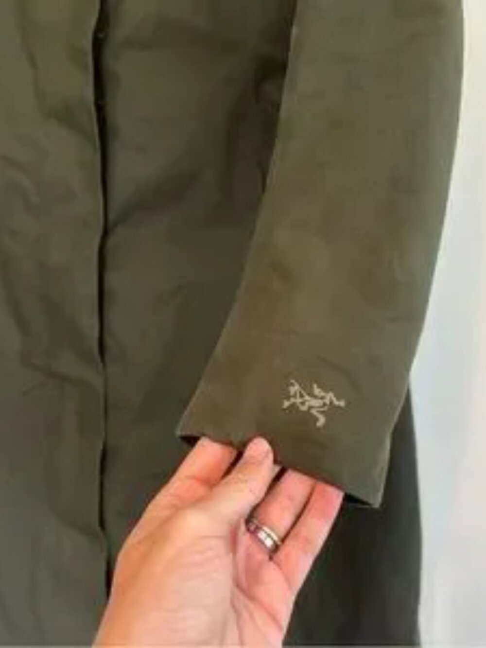 ARCTERYX Patera Parka down jacket | Dark Muted Olive Green | Medium - Picture 6 of 9
